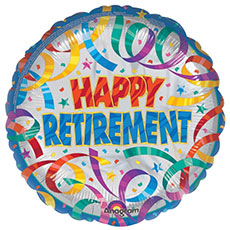 Buy Happy Retirement Helium Balloon