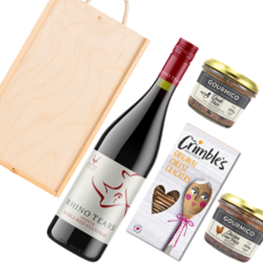 Buy Rhino Tears Noble Red Cultivars 75cl Red Wine And Pate Gift Box