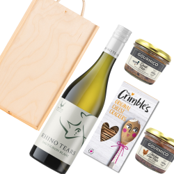 Buy Rhino Tears Sauvignon Blanc 75cl White Wine And Pate Gift Box