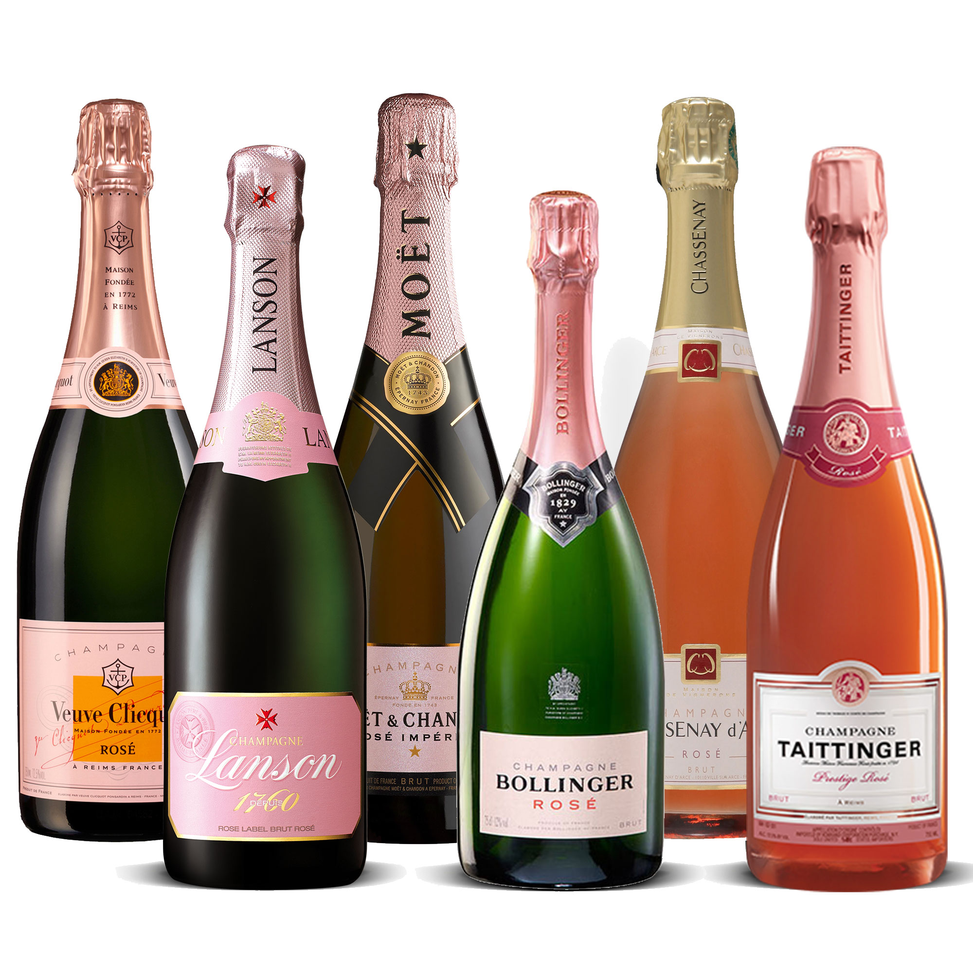 Buy & Send The Champagne Rose Collection 6 x 75cl