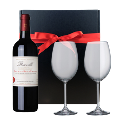 Buy Roseville Bordeaux St Emilion And Bohemia Glasses In A Gift Box