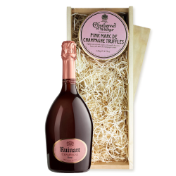 Buy Ruinart Rose Champagne 75cl And Pink Marc de Charbonnel Chocolates Box