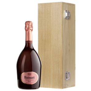 Buy Ruinart Rose Champagne 75cl In a Luxury Oak Gift Boxed
