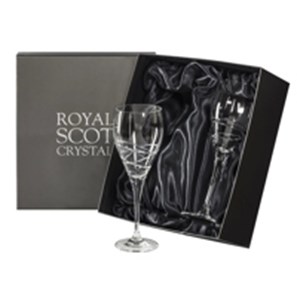 Buy Skye 2 Large Wine Glasses 235mm (Presentation Boxed) Royal Scot Crystal