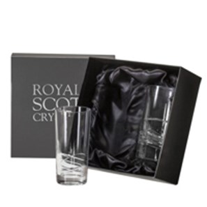 Buy Skye 2 Tall Tumblers 156mm (Presentation Boxed) Royal Scot Crystal