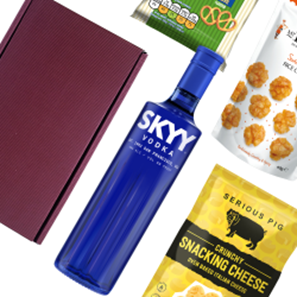 Buy Skyy Vodka 70cl Nibbles Hamper