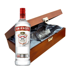Buy Smirnoff Red Label Vodka 70cl In Luxury Box With Royal Scot Glass
