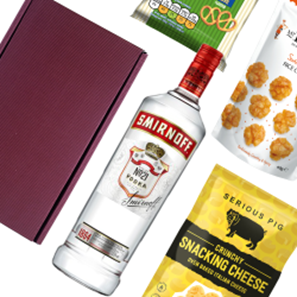 Buy Smirnoff Red Label Vodka 70cl Nibbles Hamper