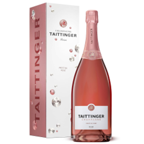 Buy Magnum of Taittinger Brut Prestige Rose Champagne Gift Boxed