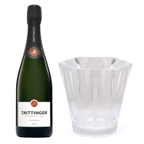 Buy Taittinger Brut Reserve 75cl And Branded Ice Bucket Set