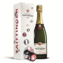 Buy Taittinger Brut 75cl Champagne & Bottle Stopper Gift Box Set