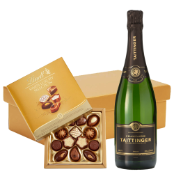 Buy Taittinger Brut Vintage Champagne 2014 75cl And Lindt Swiss Chocolates Hamper
