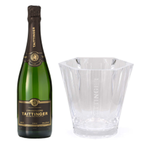 Buy Taittinger Brut Vintage Champagne 2015 75cl And Branded Ice Bucket Set