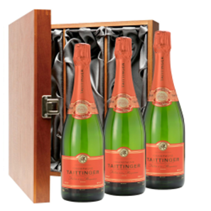 Buy Taittinger Les Folies de la Marquetterie 75cl Trio Luxury Gift Boxed Champagne