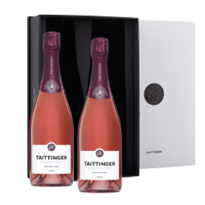 Buy Taittinger Nocturne Rose Sec Champagne 75cl in Branded Monochrome Gift Box