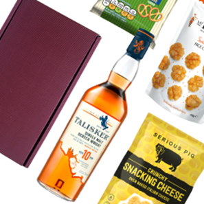 Buy Talisker 10 Year Old Single Malt Whisky 70cl Nibbles Hamper