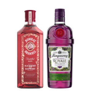 Buy Bombay Bramble Gin & Tanqueray Blackcurrant Royale Gin (2x70cl)