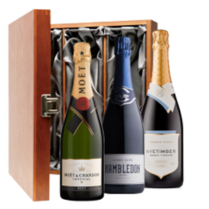 Buy The Anglo-French Brut Collection Trio Luxury Gift Boxed Champagne