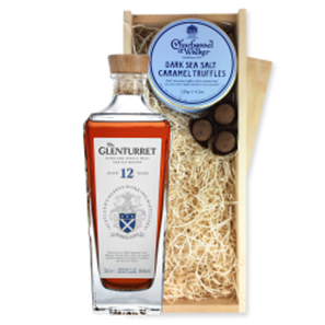 Buy The Glenturret 12 Year Single Malt Whisky 70cl And Dark Sea Salt Charbonnel Chocolates Box