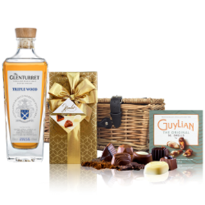 Buy The Glenturret Triple Wood Single Malt Whisky 70cl And Chocolates Hamper