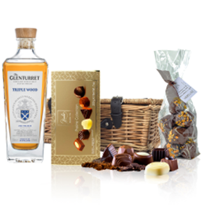 Buy The Glenturret Triple Wood Single Malt Whisky 70cl And Chocolates Hamper