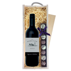 Buy & Send The Home Farm Shiraz & Truffles, Wooden Box