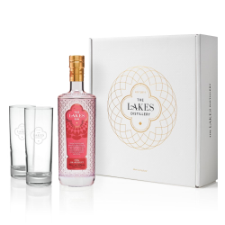 Buy The Lakes Pink Gin Gift Pack with Glasses