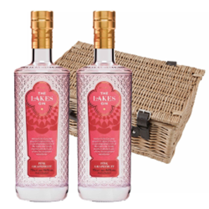Buy The Lakes Pink Grapefruit Gin 70cl Duo Hamper (2x70cl)