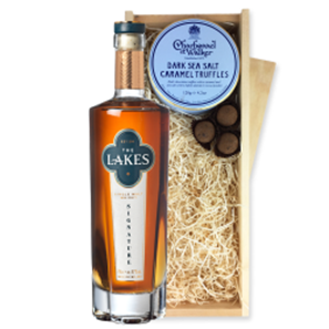 Buy The Lakes Signature Single Malt Whisky 70cl And Dark Sea Salt Charbonnel Chocolates Box