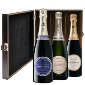 Buy The Laurent Perrier Collection Trio Elm Wood Gift Boxed