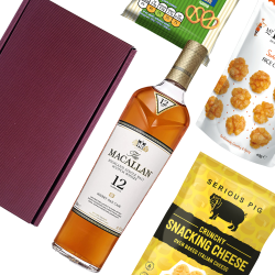 Buy The Macallan Sherry Oak 12 Year Old Whisky 70cl Nibbles Hamper