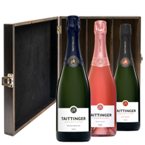 Buy The Taittinger Collection Trio Elm Wood Gift Boxed