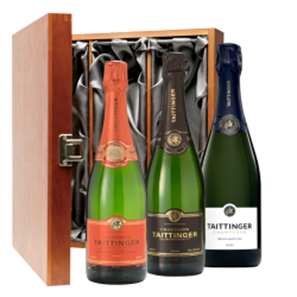 Buy The Taittinger Cru Collection Trio Luxury Gift Boxed Champagne
