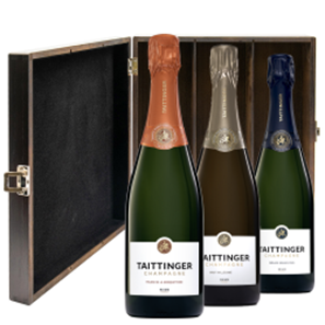 Buy The Taittinger Cru Collection Trio Luxury Gift Boxed Champagne