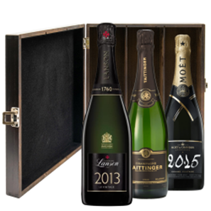 Buy The Vintage Collection Trio Luxury Gift Boxed Champagne