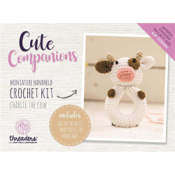 Buy & Send Threaders Cute Companions Crochet Kit - Charlie the Cow Miniature Handheld