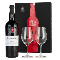 Buy Taylors Late Bottled Vintage Port 2015 & Glasses Gift Box
