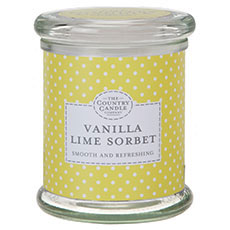 Buy Vanilla Lime Sorbet - Scented Candle Vogue Jar by The Country Candle Company