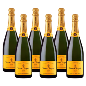 Buy Veuve Clicquot Brut Yellow Label Champagne 75cl (6x75cl) Case