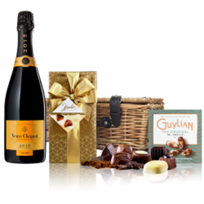 Buy Veuve Clicquot Vintage 2015 Champagne 75cl And Chocolates Hamper