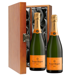 Buy Veuve Clicquot Yellow Label Brut 75cl Twin Luxury Gift Boxed Champagne (2x75cl)