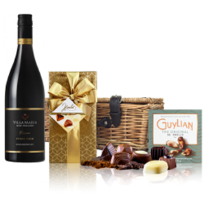 Buy Villa Maria Pinot Noir Reserve Marlborough 75cl Red Wine And Chocolates Hamper