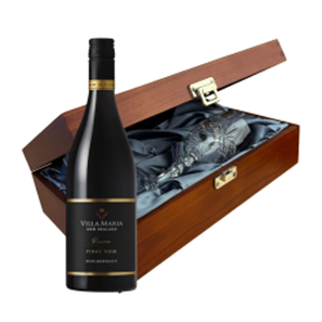 Buy Villa Maria Pinot Noir Reserve Marlborough 75cl Red Wine In Luxury Box With Royal Scot Wine Glass