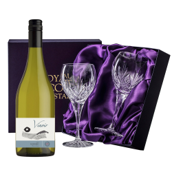 Buy Vinoir Chardonnay 75cl White Wine, With Royal Scot Wine Glasses