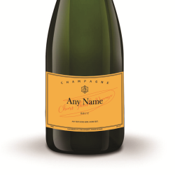 Buy Personalised Champagne - Yellow Label