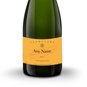Buy Personalised Champagne - Yellow Label