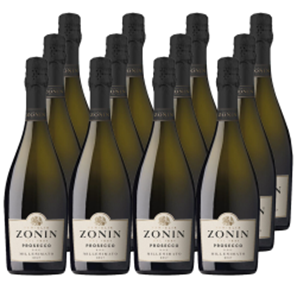 Buy Zonin Prosecco Brut Millesimato DOC 75cl Case of 12